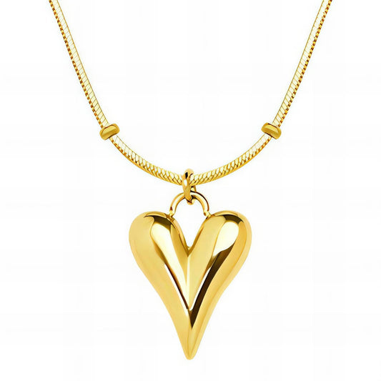 Puff Heart Necklace